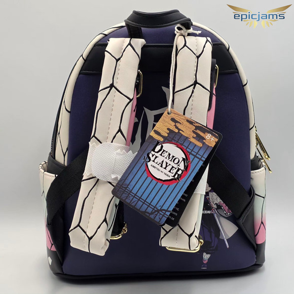 Loungefly Demon Slayer Exclusive Shinobu Kocho Cosplay Mini Backpack New - Picture 5 of 8